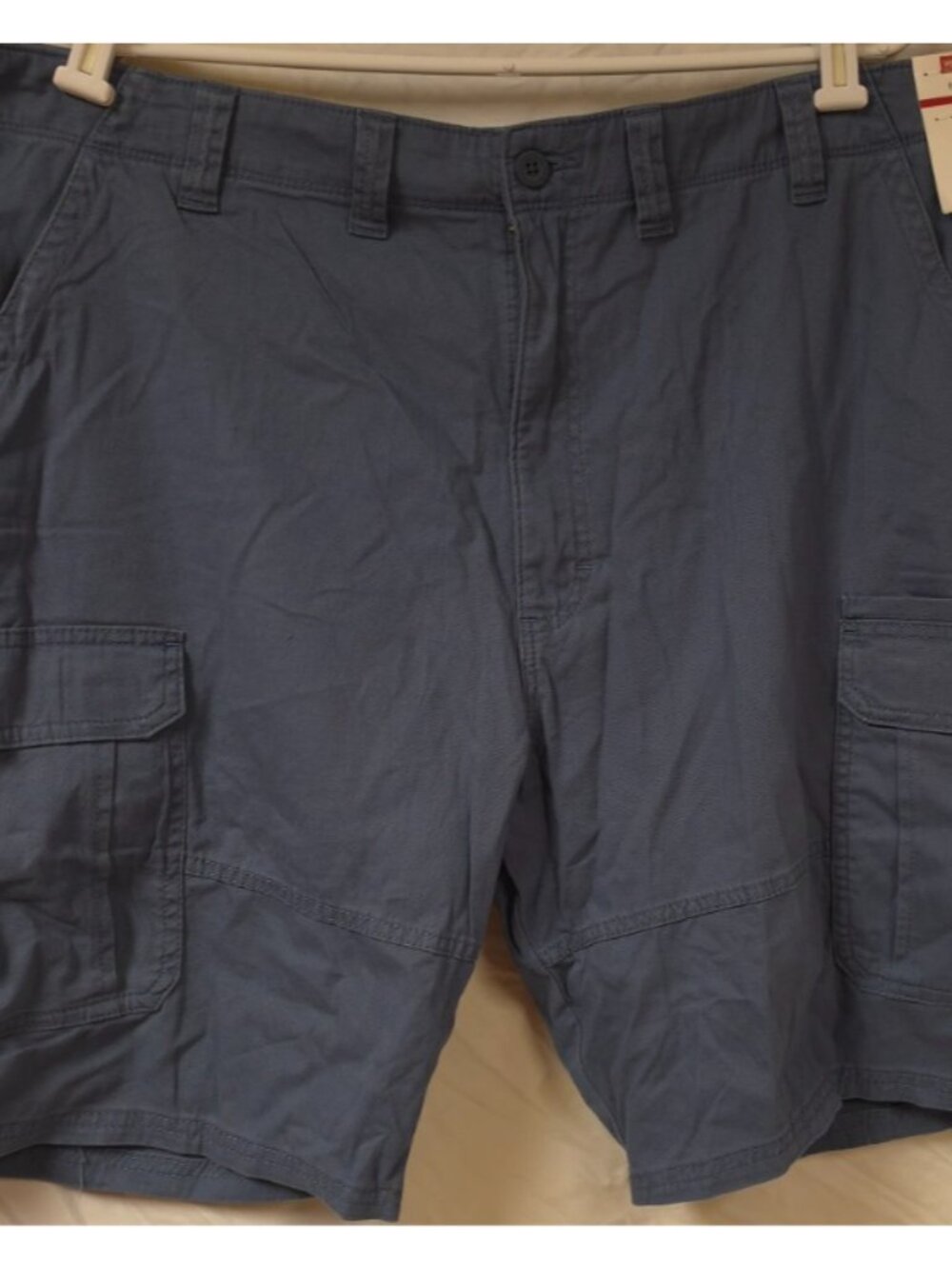 Wrangler Mens 44x10 Relaxed Fit Blue Flex Epic Soft Five Star Cargo Shorts NWT's